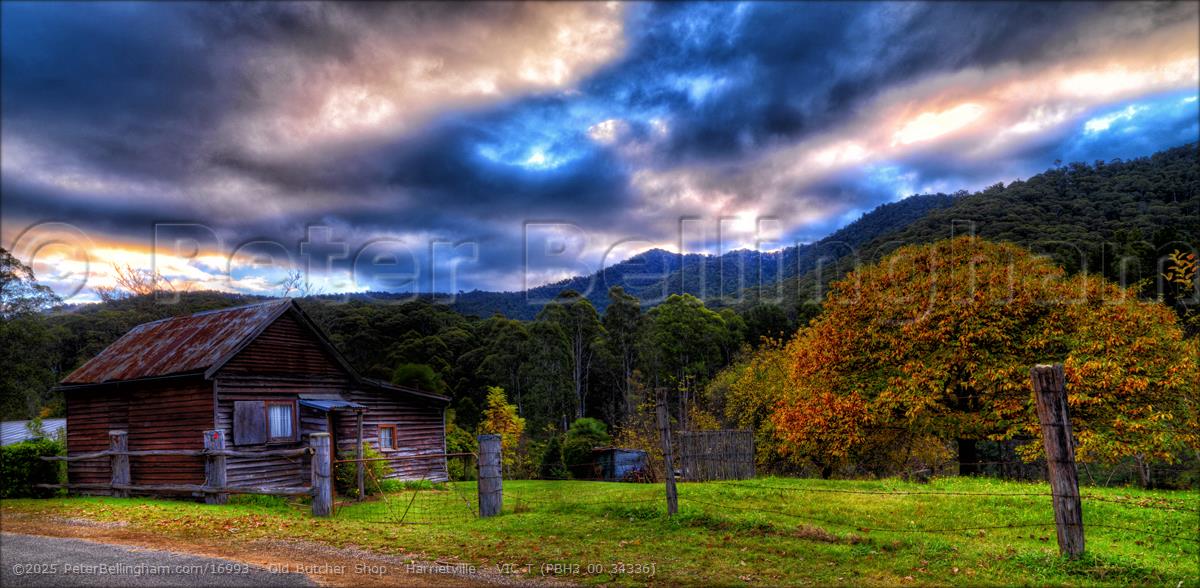 Peter Bellingham Photography Old Butcher Shop - Harrietville - VIC T (PBH3 00 34336)